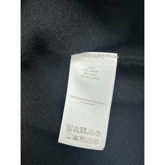 Boden M Black Cashmere Cardigan Sweater Crew Neck Preppy Office Career - Picture 3 of 5